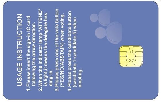 ATMEL 24C256 Σειρά Επικοινωνιακή έξυπνη κάρτα για κάρτα κλειδιού ξενοδοχείου