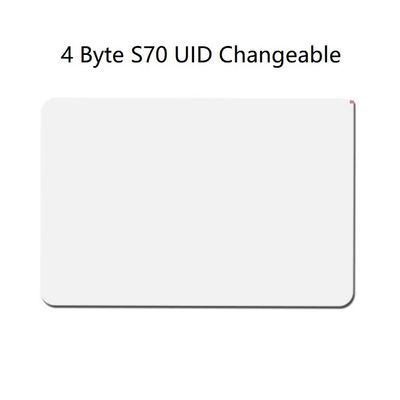 UID Αντικατάστατη 4 byte Παθητική κάρτα RFID, κάρτα ελέγχου πρόσβασης RFID PVC ISO14443A