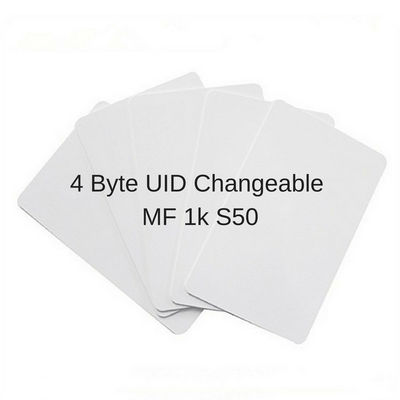 13.56MHz Uid Αντικατάβλητη κάρτα RFID ISO14443A Block 0 Τομέας καταγραφής / IC κλώνος αντιγραφής