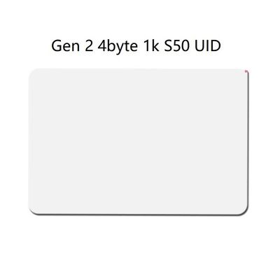 13.56MHz Uid Αντικατάβλητη κάρτα RFID ISO14443A Block 0 Τομέας καταγραφής / IC κλώνος αντιγραφής