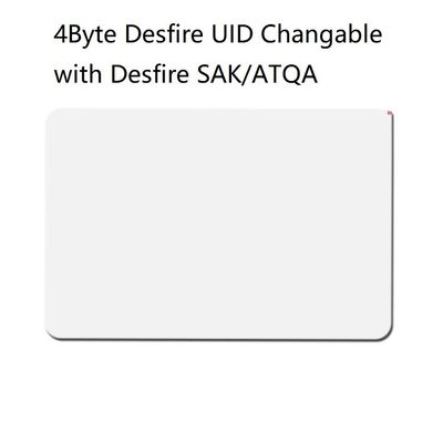 ISO14443A Uid Αντικατάστατη RFID έξυπνη κάρτα 13.56mhz PVC κάρτα ελέγχου πρόσβασης