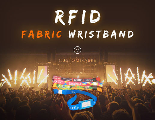 Μία φορά Χρήση Ασύνδετο NFC RFID βραχιόλι RFID βραχιόλι Ετικέτα Αδιάβροχο