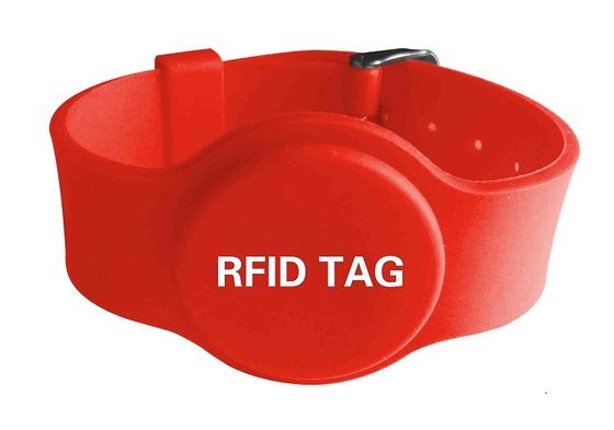 OEM Smart Silicone NFC RFID χειροπέδες ελέγχου πρόσβασης 13.56MHZ για εκδηλώσεις φεστιβάλ