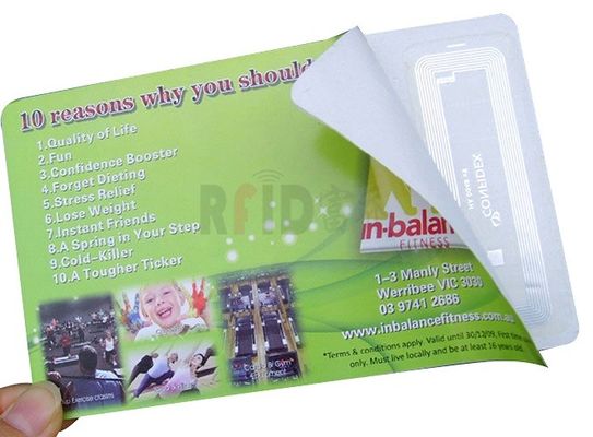 OEM HF RFID Τύπο χαρτιού κάρτας Offset Τύπο PVC RFID εισιτήρια 13.5Mhz-14.5Mhz