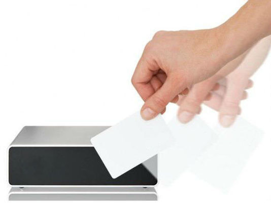 CMYK εκτύπωση NFC έξυπνη κάρτα για έλεγχο πρόσβασης NFC πλαστικές κάρτες 85.6x54mm