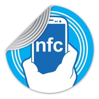 Υλικό PET RFID Ετικέτα φόρουμ NFC Τύπος 2 Ηλεκτρονική ετικέτα NFC 13,56MHZ Συχνότητα