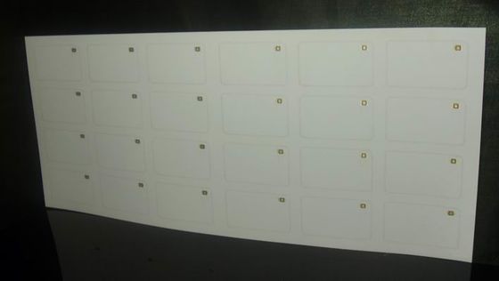 Λευκό Ματ PVC ή PETG HF RFID Inlay Sheet RFID Prelam 4 x 6 Προσαρμοσμένο