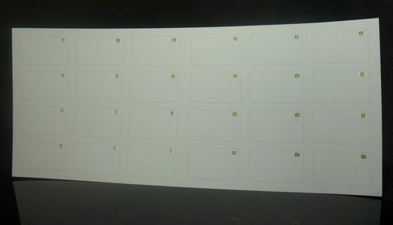Λευκό Ματ PVC ή PETG HF RFID Inlay Sheet RFID Prelam 4 x 6 Προσαρμοσμένο