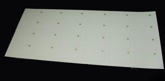 Λευκό Ματ PVC ή PETG HF RFID Inlay Sheet RFID Prelam 4 x 6 Προσαρμοσμένο