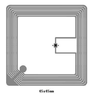 D25mm ξηρό ή υγρό HF RFID Inlay Tag 13.56MHz ISO 14443A Classic ((R) 1K