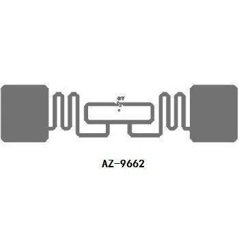 PET H3 AZ 9662 RFID Uhf Ετικέτα ξηρή ενσωμάτωση υγρή ενσωμάτωση για ετικέτες RFID ISO18000-6C