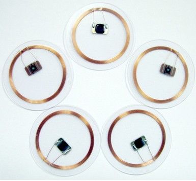 Έξυπνες προγραμματιζόμενες ετικέτες RFID από PVC 13.56MHZ 125KHZ για έλεγχο πρόσβασης