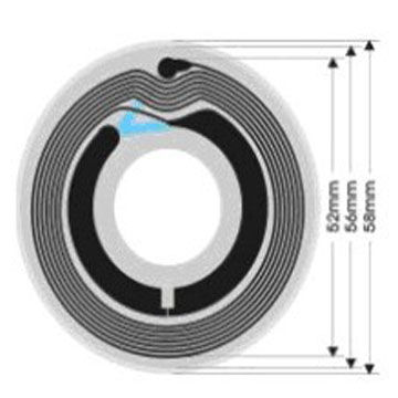 13.56MHz Συχνότητα HF RFID Smart Tags Στρογγυλή πολλαπλή ανίχνευση Συμμόρφωση SLI